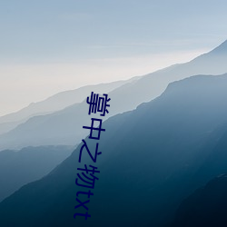 掌中之物txt