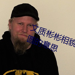 文質彬彬相貌堂堂威風凜凜膀大腰圓的意思