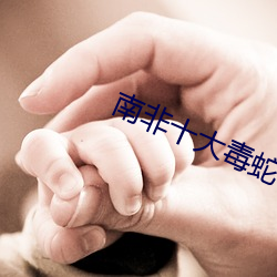 南非十大毒蛇