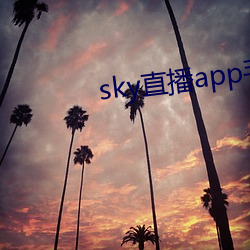 sky直播app手机版(bǎn)