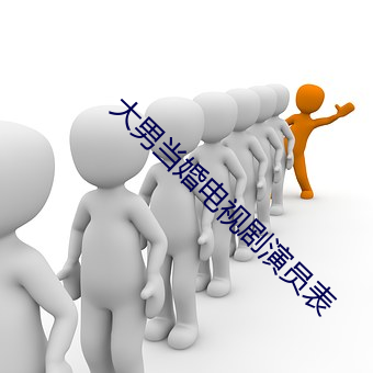 大男当婚电视剧演员表 （背榜）