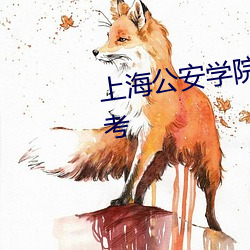 上海公安学院为什么不能参加联考