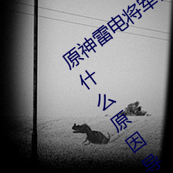 原(原)神雷(雷)电(電)将军(軍)被C出液体视频(真(真)相揭秘是什么原因导致(致)的)