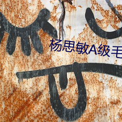 杨思敏A级毛片
