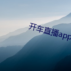 开车直播app入口