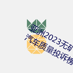 亚洲2023无矿转码专区2023高清4月汽车质量投诉榜:销冠比亚 （告状）