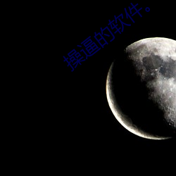 操逼的(的)软(軟)件(件)。