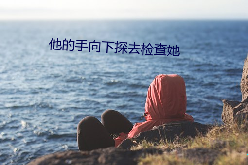 他的手向下探去檢查她