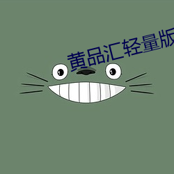 黄品汇轻(輕)量版