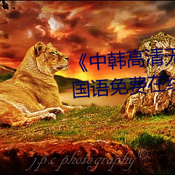 《中韩高清无专码区2021曰》BD国语免费在线观看 （断章截句）