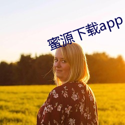 蜜源下载app （外观）