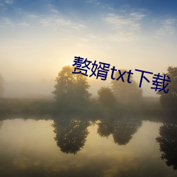 赘婿txt下载(zài)