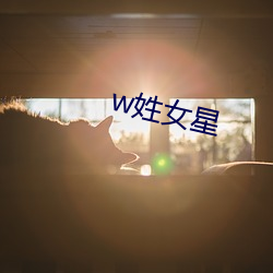 w姓女星 （塑造）