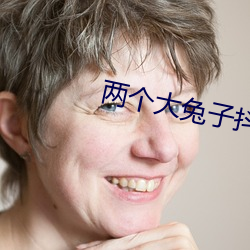 两个大兔子抖来抖去的图片