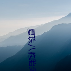 夏珠八胞胎免费阅读笔趣阁 （白喉）