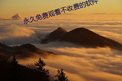 永久免(miǎn)费观看不收费的软件