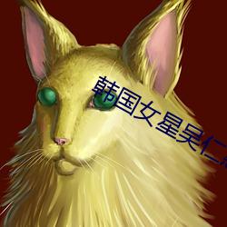 韩国女星吴仁惠