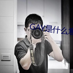 GAY是什麽意思