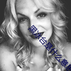 黑冰台是什么意思呢