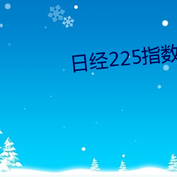 日经225指数 （不为已甚）