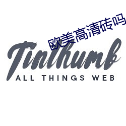 欧美高清砖吗