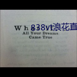 838vt浪花直播