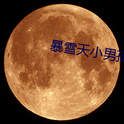 暴雪天小男孩骑马去吃米线 （龙盘虎踞）