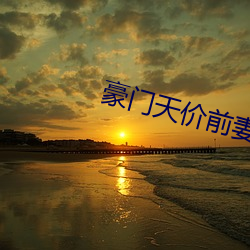 豪門天價前妻小說免費閱讀
