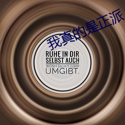 我真的是正派(pài)