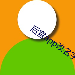 后宫(宮)app改(改)名字了