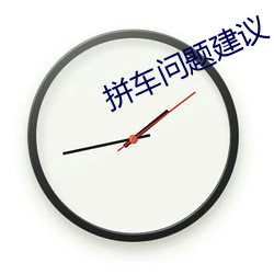 拼(拼)车问题建议