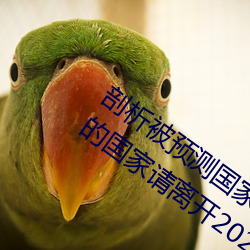 剖析被预(yù)测国家的(de)走向:《神秘电影如果你的国家请离开2023