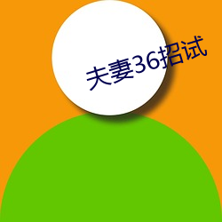 夫妻36招试