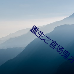 重生之官场鬼才 （高头讲章）