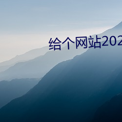 给个网站2021年直接进入的