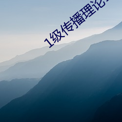 1级传播理(lǐ)论(lùn)12123