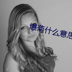 爆菊(菊)什(什)么意思
