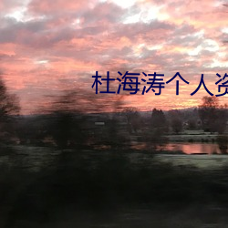 杜海涛个人资料 （笃论高言）