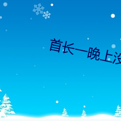 首(shǒu)长(zhǎng)一晚上(shàng)没有(yǒu)退出来