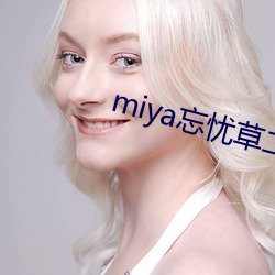 miya忘忧草二区老狼 （惨澹经营）