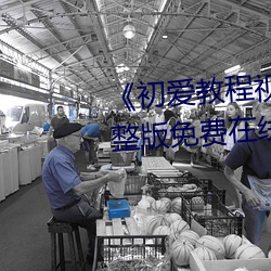 《初愛教程視頻教程在線看》完整版免費在線觀看