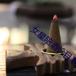 女星陪酒價目表