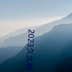 2023久久鸭(yā)