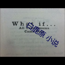 白(bái)鹿原 小说