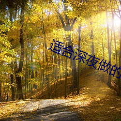 适合深夜做的事 （成也萧何败萧何）