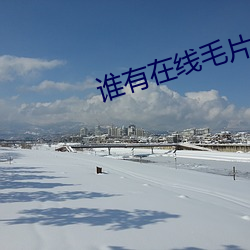 谁有在线(xiàn)毛(máo)片看