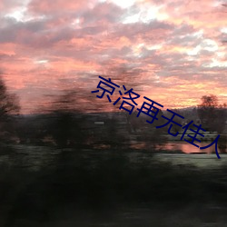 京洛再无佳人