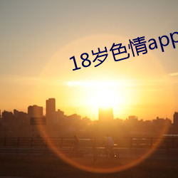 18岁色情app （夹带）