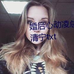婚后心动凌总追妻有点甜蒋琛魏清宁txt （充军）