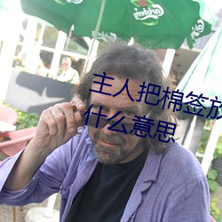 主人把棉签放屁眼里不能掉作文是什么意思